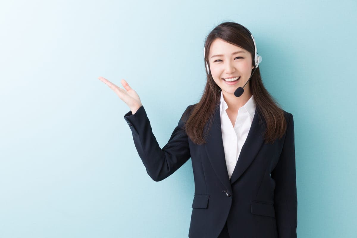 お問い合わせ窓口のオペレーター